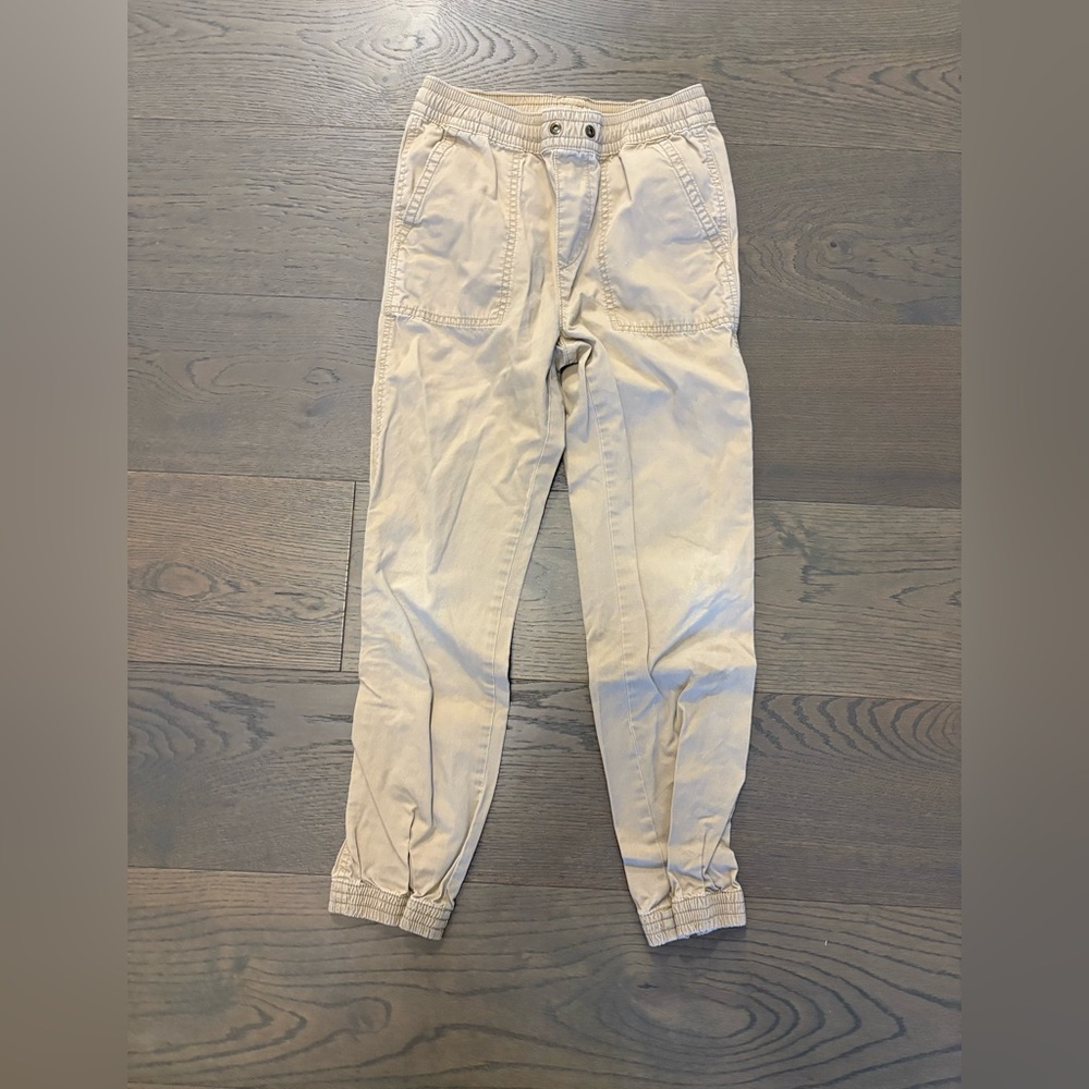Gap khaki kids jogger style pants sz 10 EUC ret $79